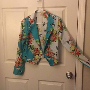 Women’s Floral Blazer